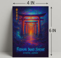 Fushimi Inari Shrine Kyoto Cultural or Heritage Poster