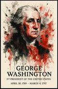 George Washington 1St President Poster