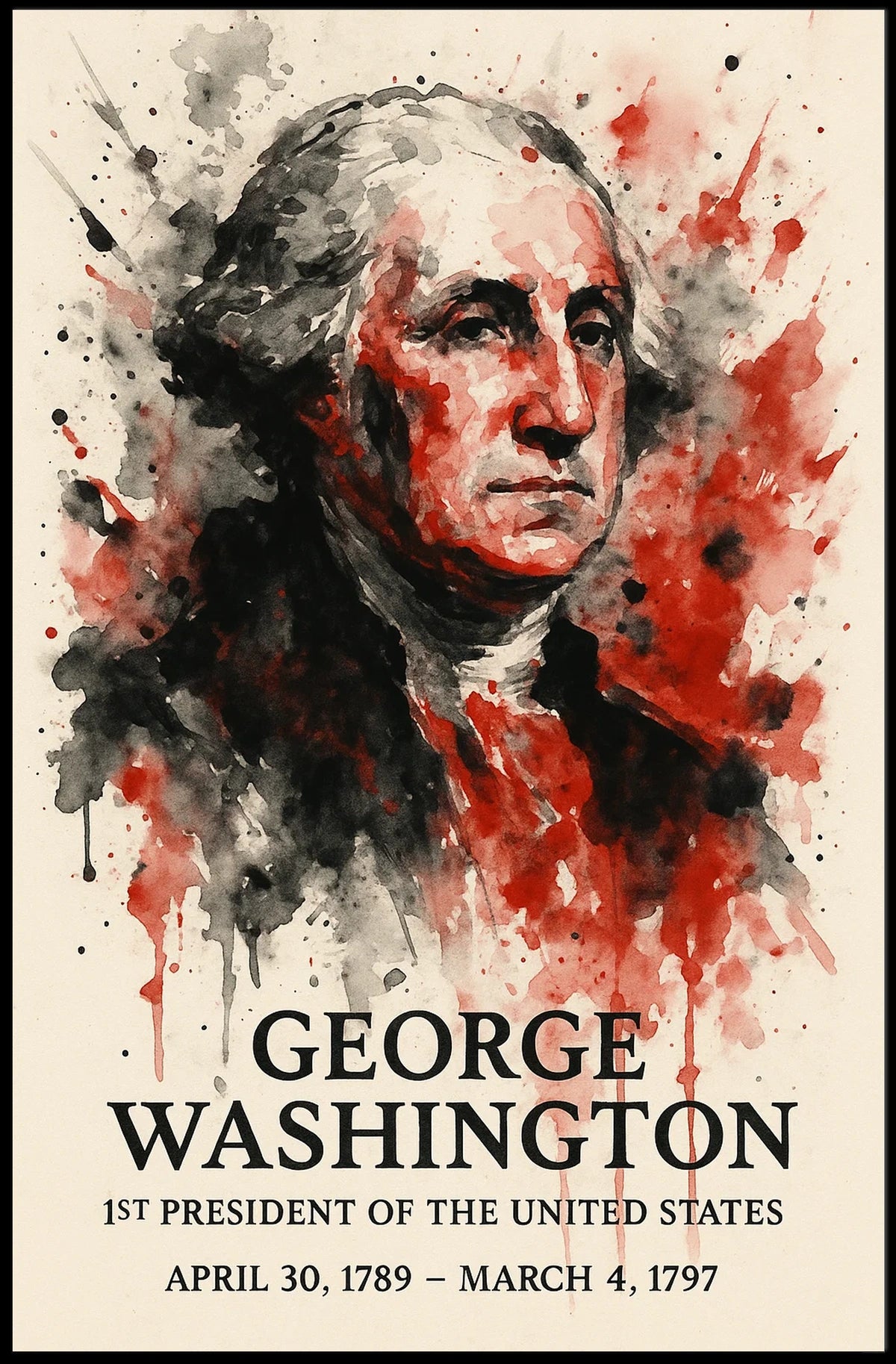 George Washington 1St President Poster