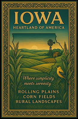 Iowa Heartland Of America Poster