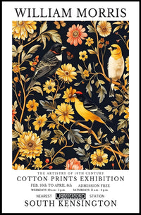 Cotton Prints Exhibition William Morris Artistic Poster