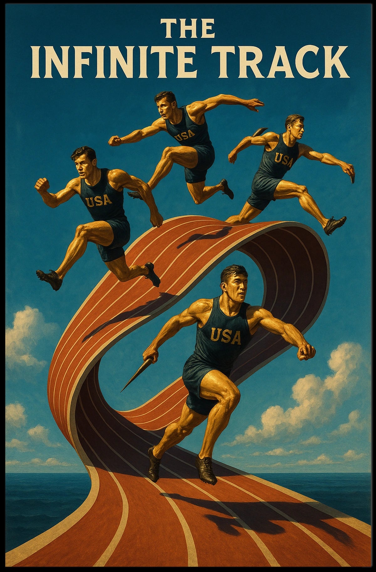 The Infinite Track Jim Thorpe Poster