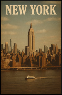 New York Cityscape Poster