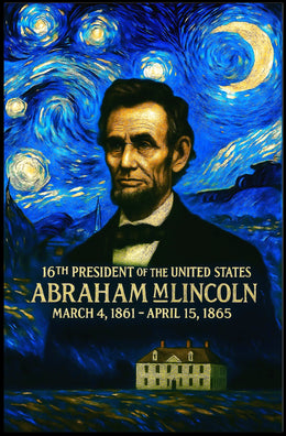 Abraham Lincoln 16th President of the United States Presidential Masterpiece Series Poster