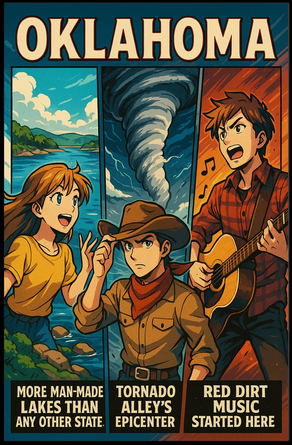 Oklahoma State Features and Phenomena Poster