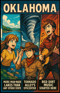 Oklahoma State Features and Phenomena Poster