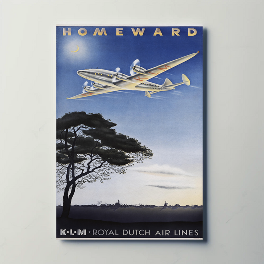 KLM Homeward Poster