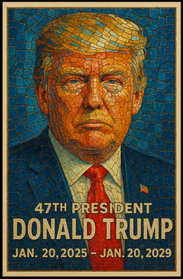 Donald Trump 47th President Poster