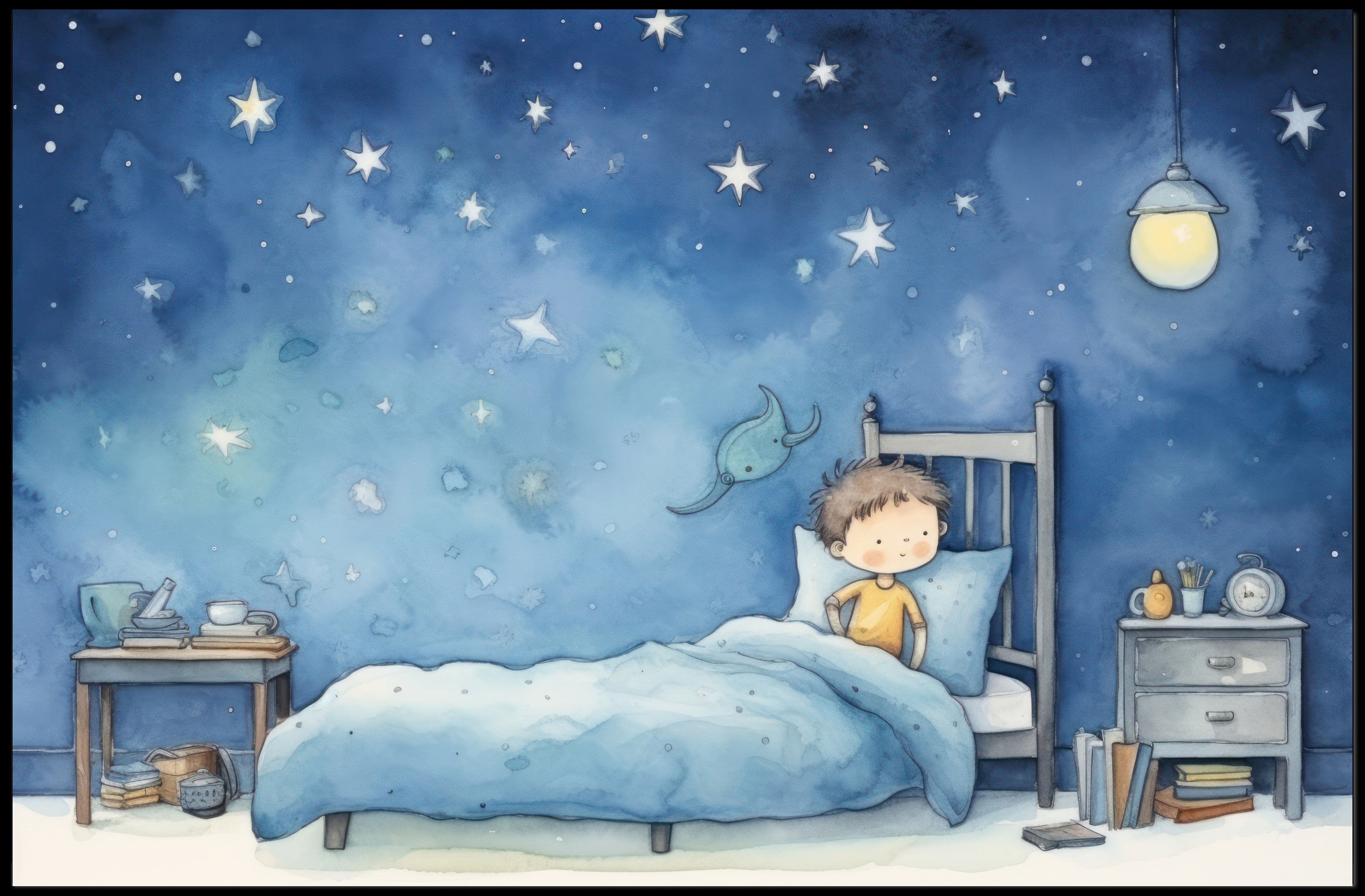 Dreamy Night Sky Poster