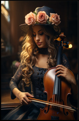 The ViolinistS Elegance Poster