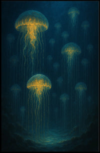 Enchanted Jellyfish Poster
