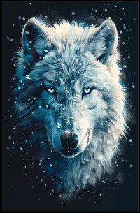 The Majestic Wolf Poster