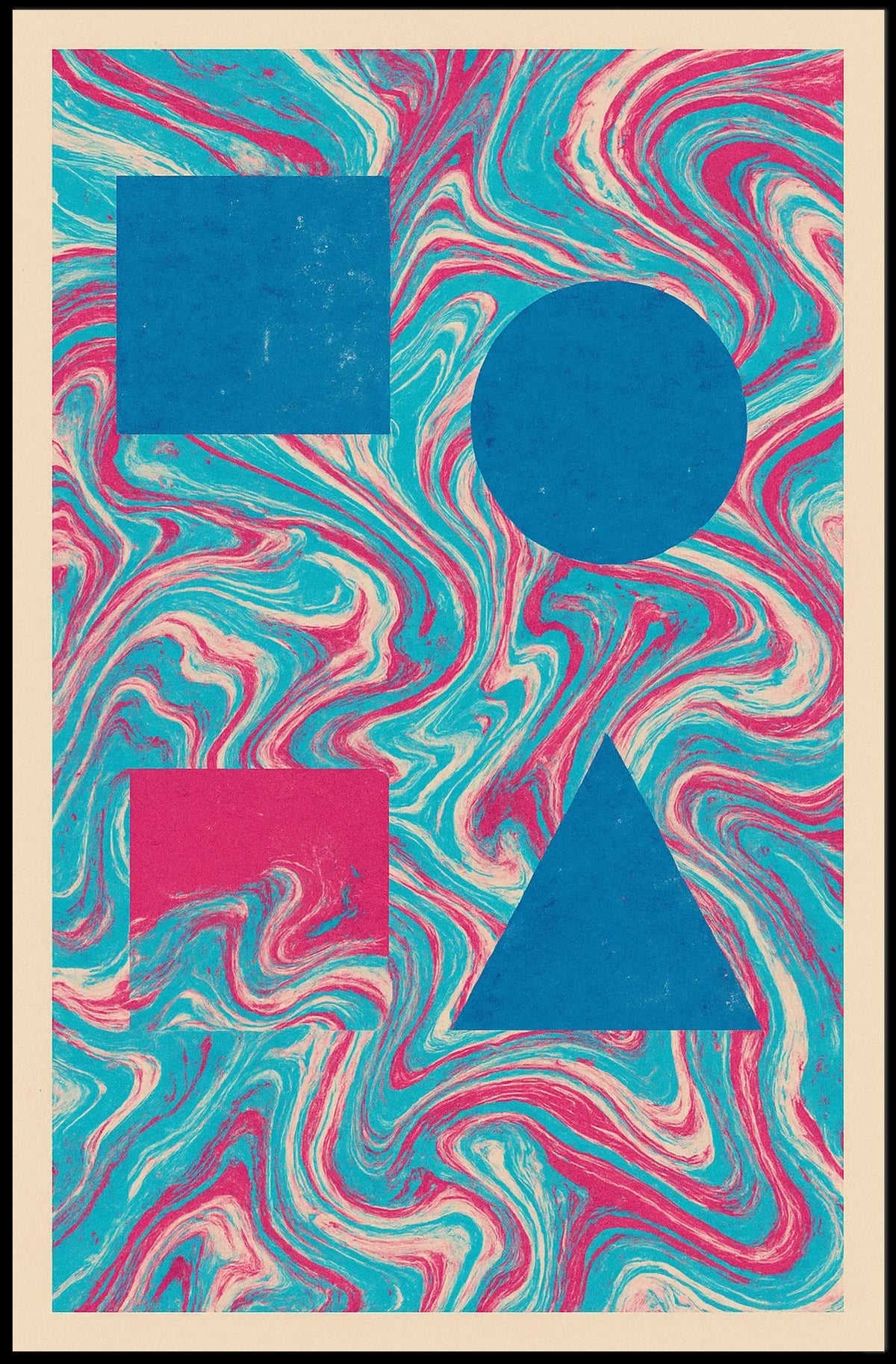 Geometric Abstraction Abstract Poster