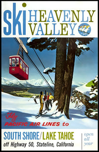 Ski Heavenly Valley Poster PosterGoat