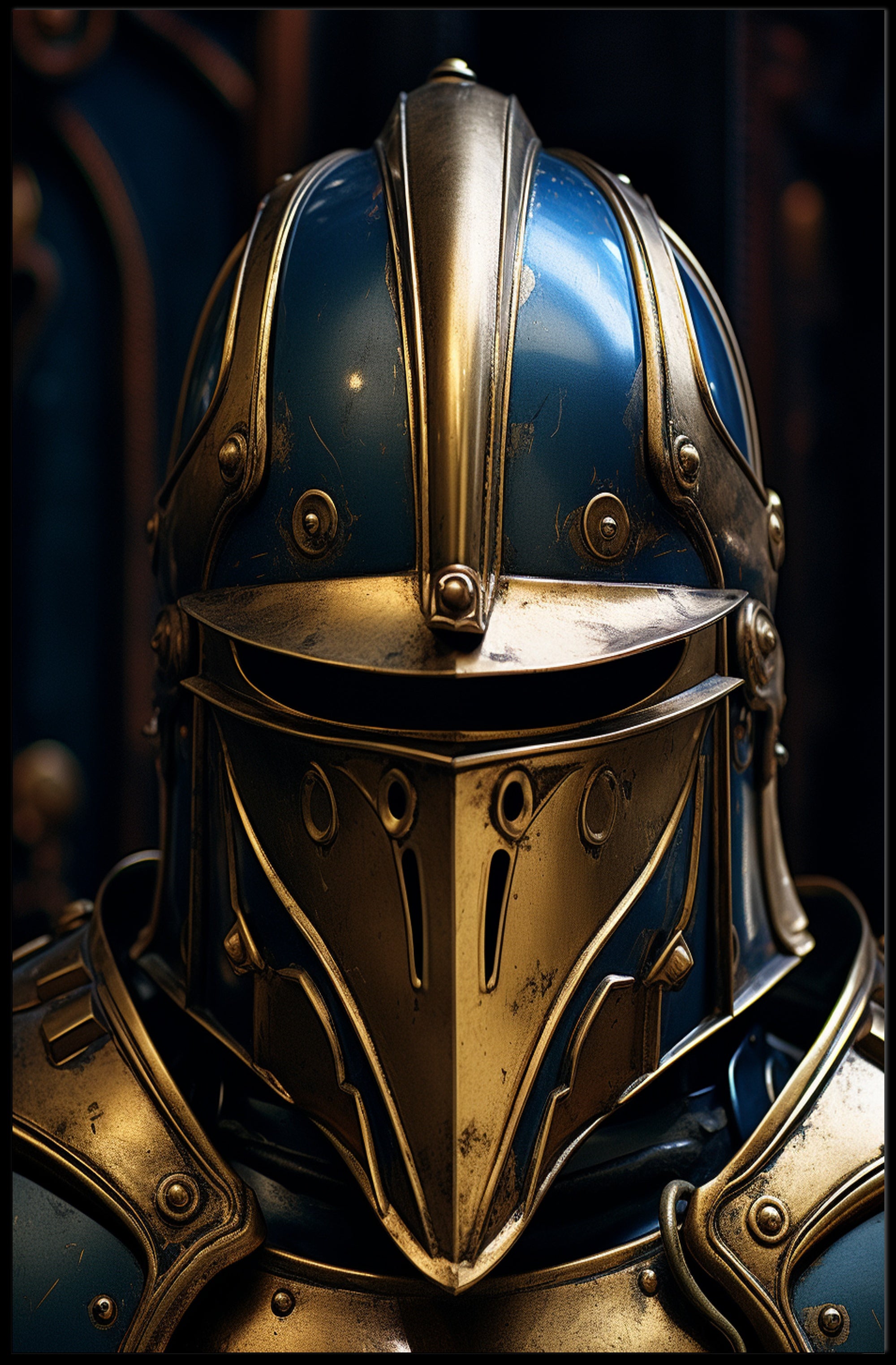 The KnightS Armor Poster PosterGoat