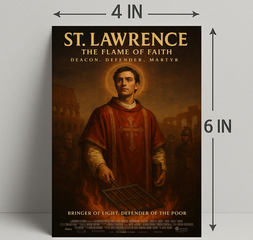 St. Lawrence The Flame Of Faith Poster