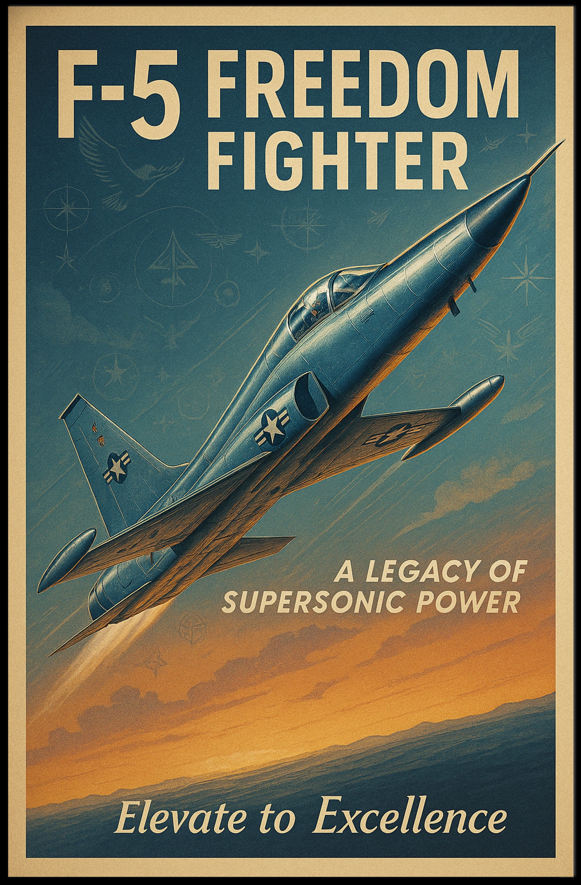 F-5 Freedom Fighter Poster