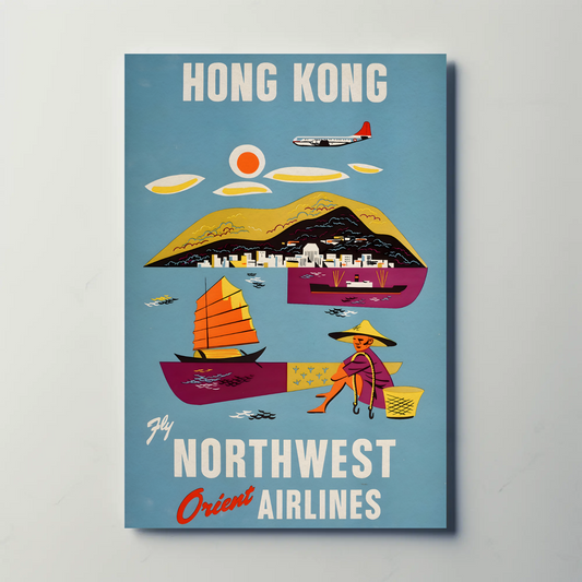 Hong Kong Travel Poster