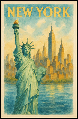New York Cityscape Poster