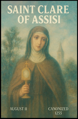 Saint Clare Of Assisi Poster