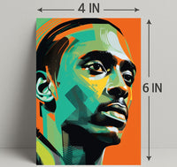 Vibrant Portrait Poster PosterGoat