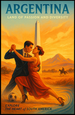 Argentina Tango Dance Passion Cultural or Heritage Poster
