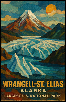 Wrangell-St. Elias National Park Poster