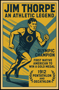 Jim Thorpe Legendary Athlete Jim Thorpe Poster