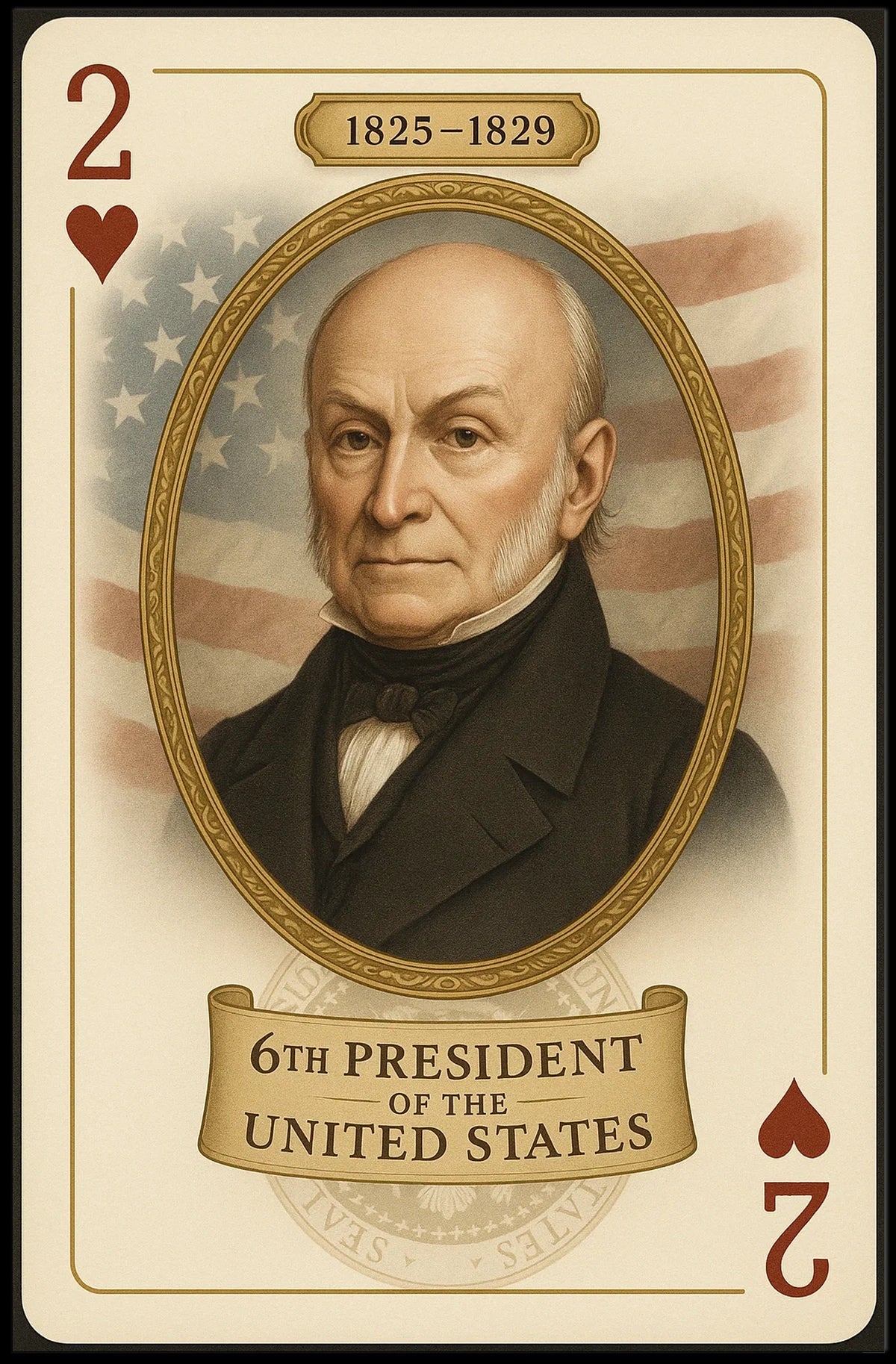 John Quincy Adams President Poster