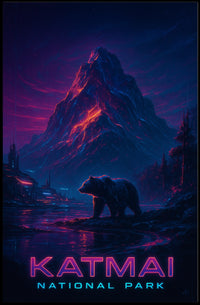 Katmai National Park Poster