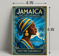 Discover Jamaica Visit the Caribbean Poster PosterGoat