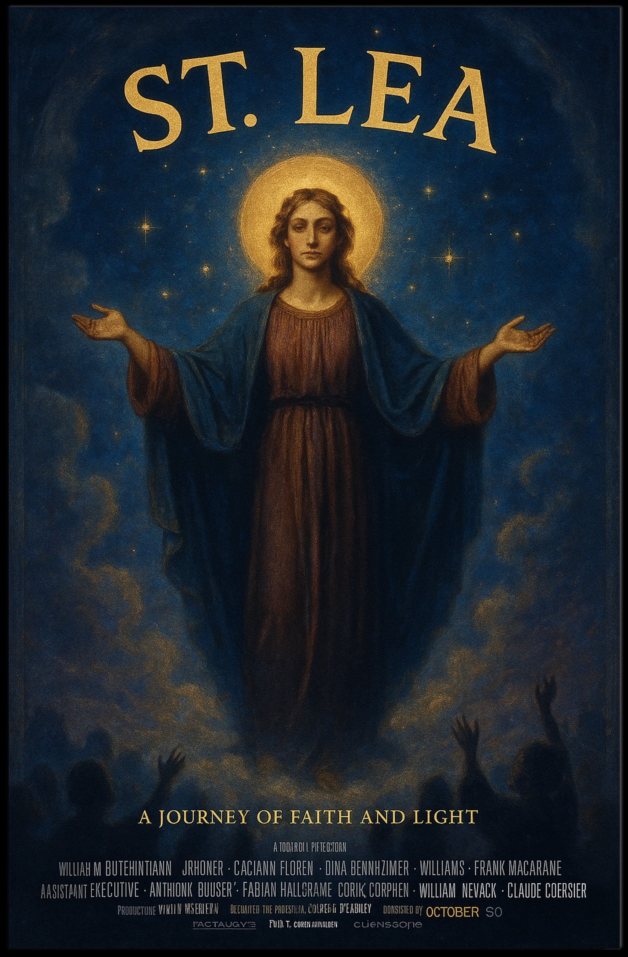 St. Lea A Journey Of Faith And Light Poster
