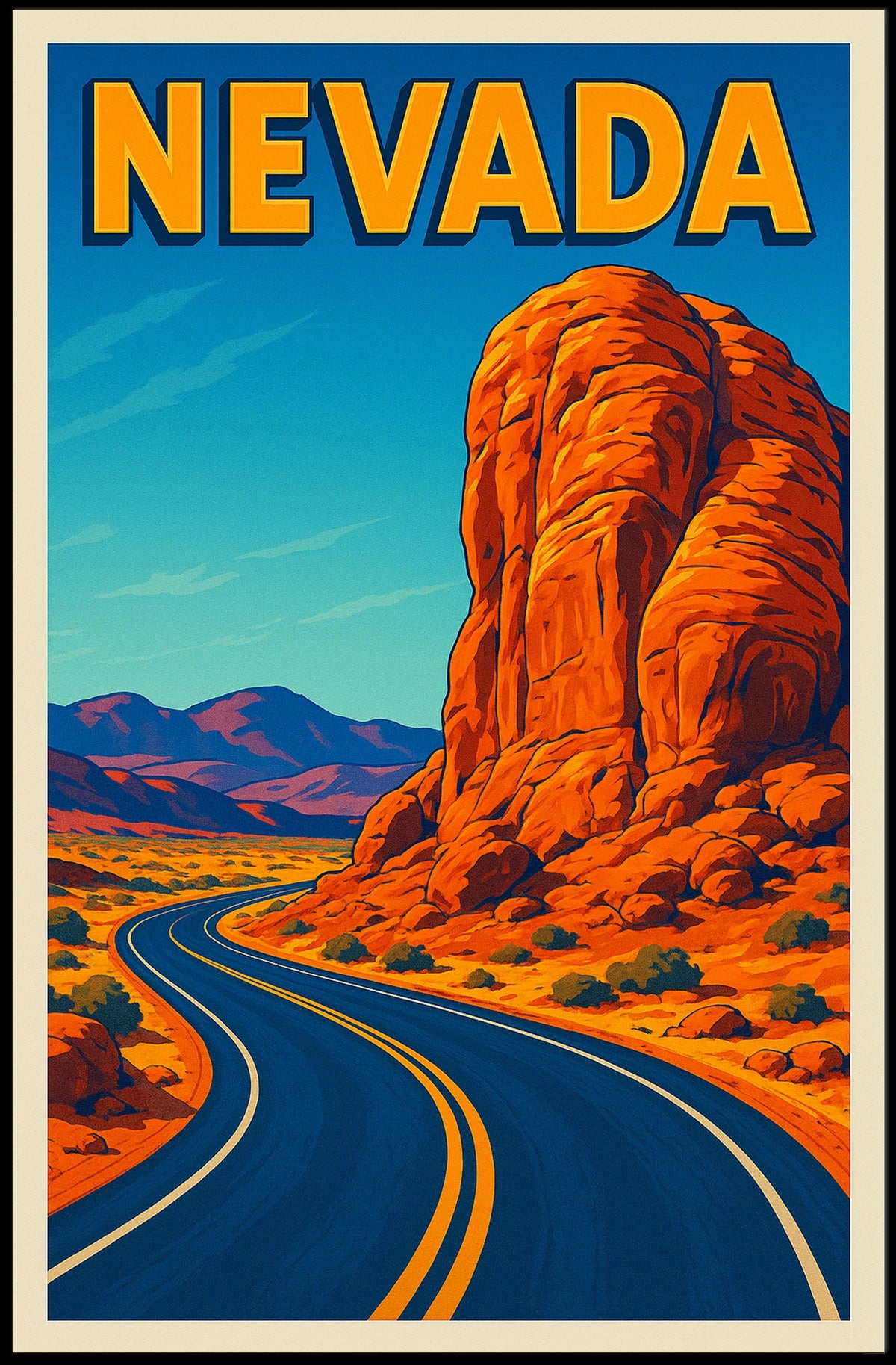 Road To Nevada Poster