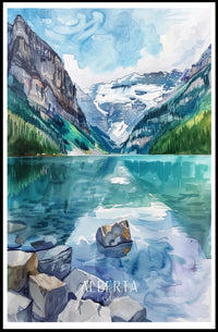 Albertas Majestic Landscape Poster
