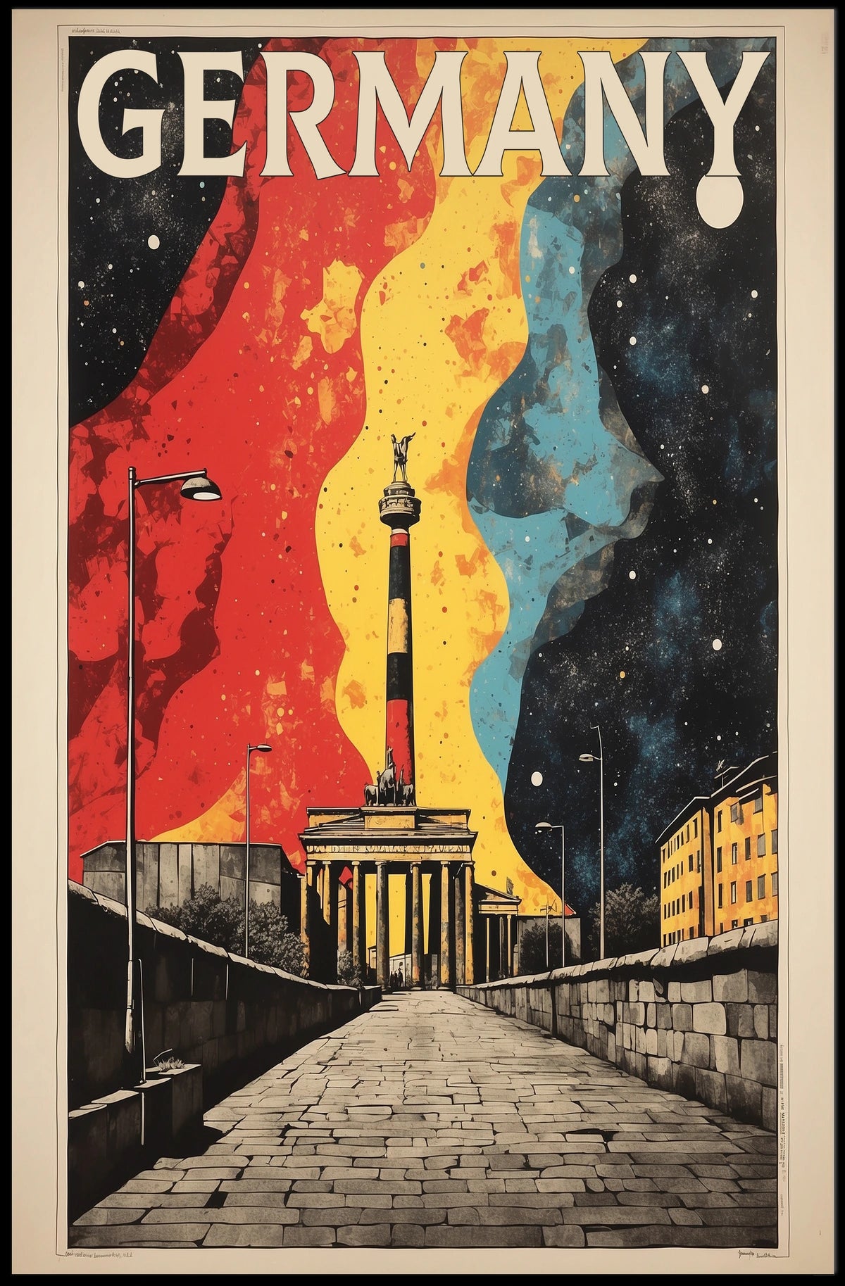 Germany Vibrant Pathway Poster