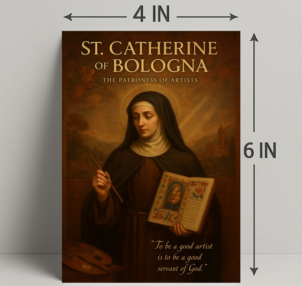 St. Catherine Of Bologna The Patroness Poster