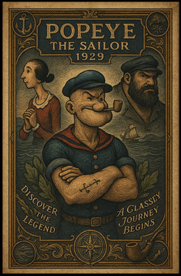 Popeye 1929 Art Poster POP-157