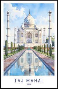 Taj Mahal Poster PosterGoat