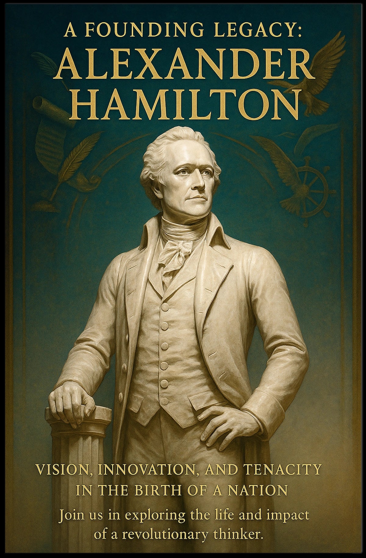 Alexander Hamilton A Founding Legacy Poster
