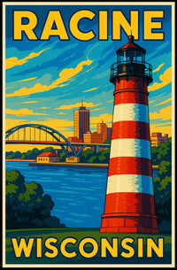 Racine, Wisconsin Poster
