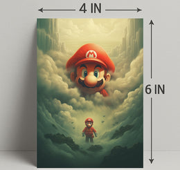 Mario In The Clouds Poster