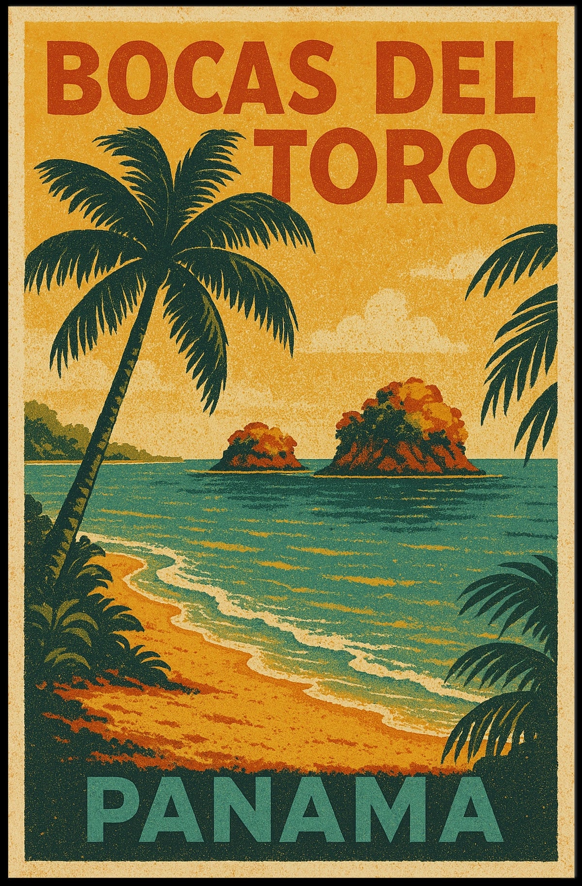Bocas del Toro Panama Poster