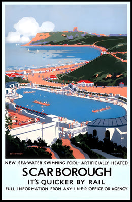 Scarborough Seaside Promotion Poster