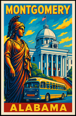 Montgomery, Alabama Poster