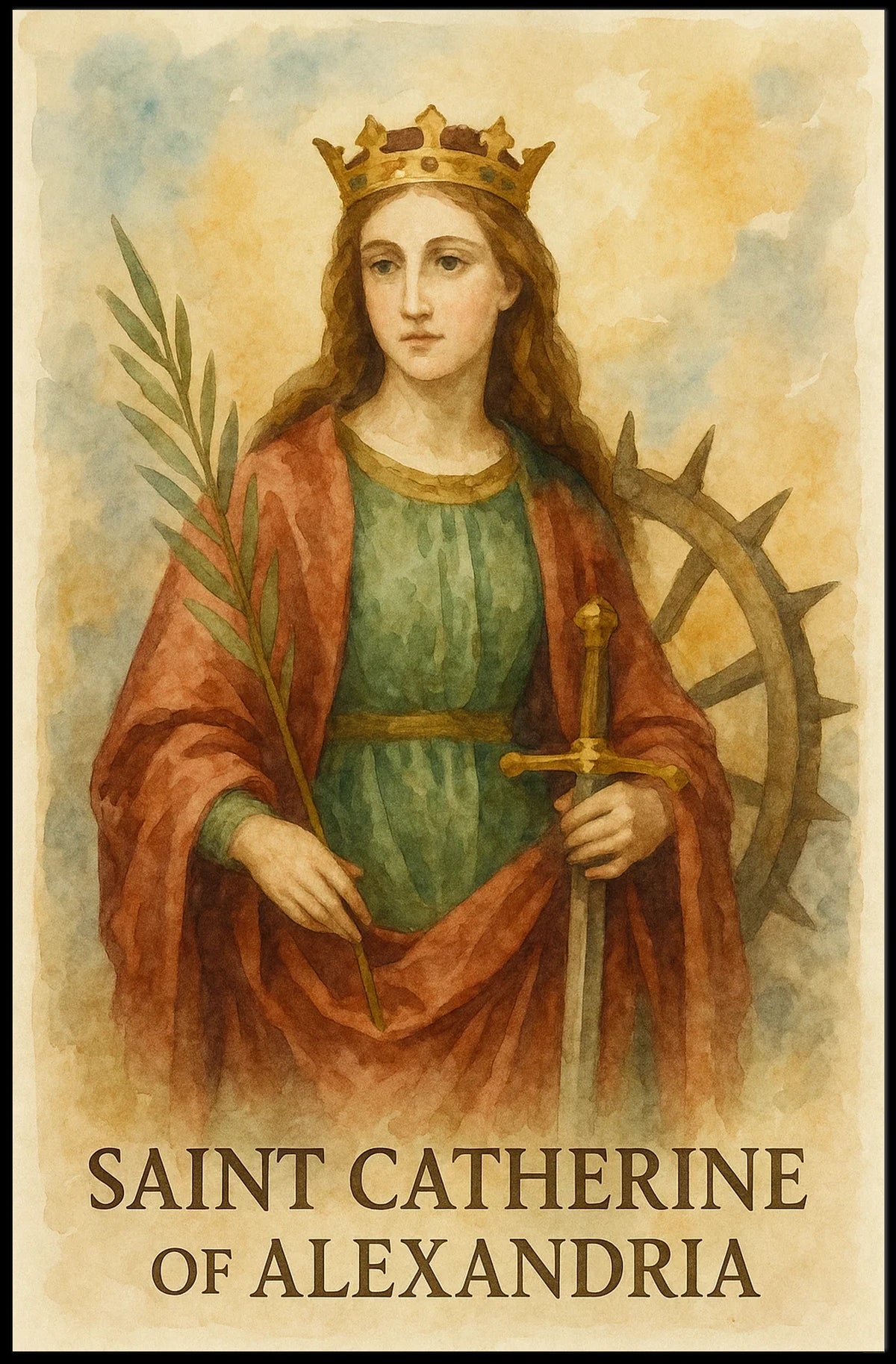 Saint Catherine of Alexandria Poster