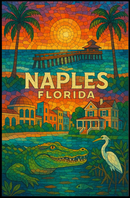 Vibrant Naples, Florida Poster