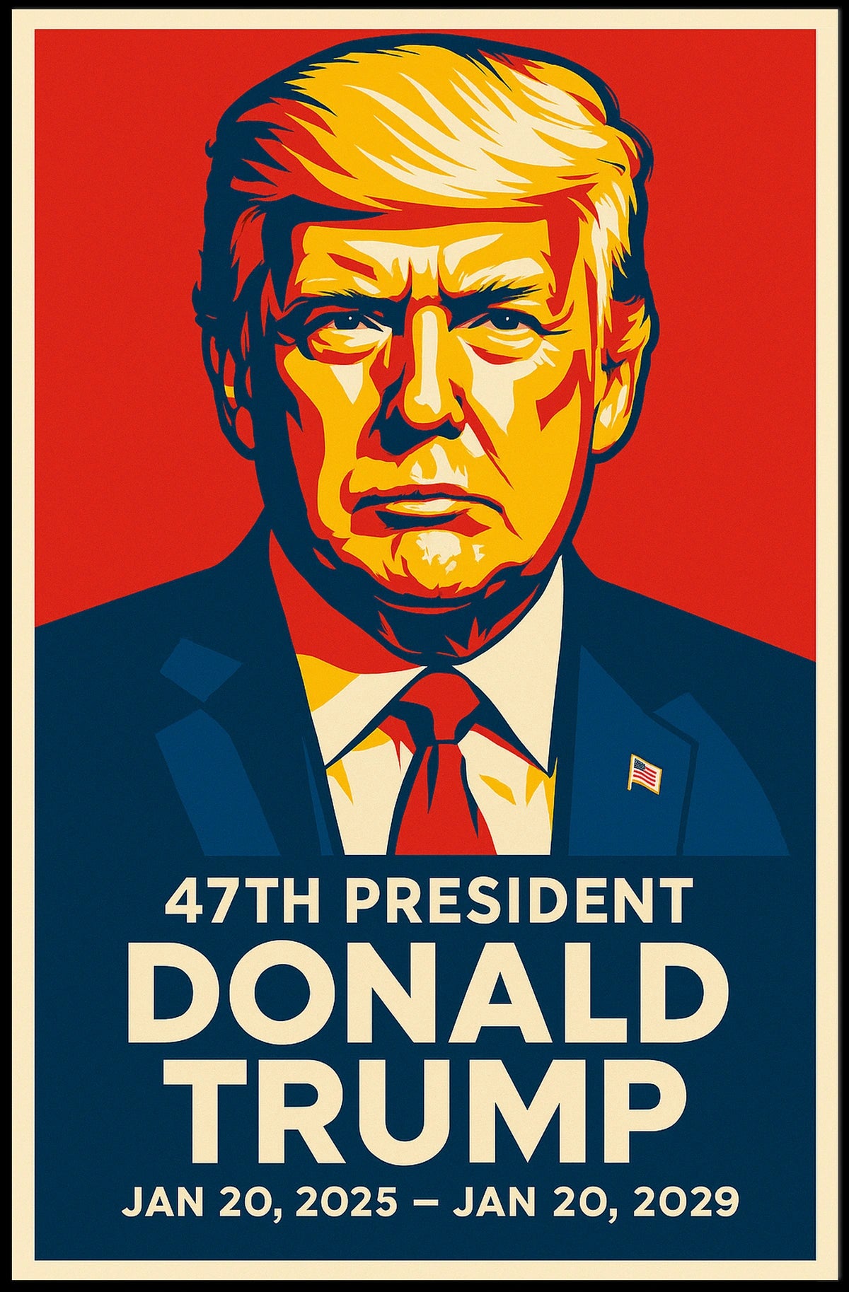 Donald Trump 47Th President Poster