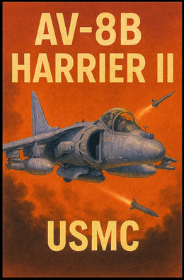 AV-8B Harrier II Poster PosterGoat