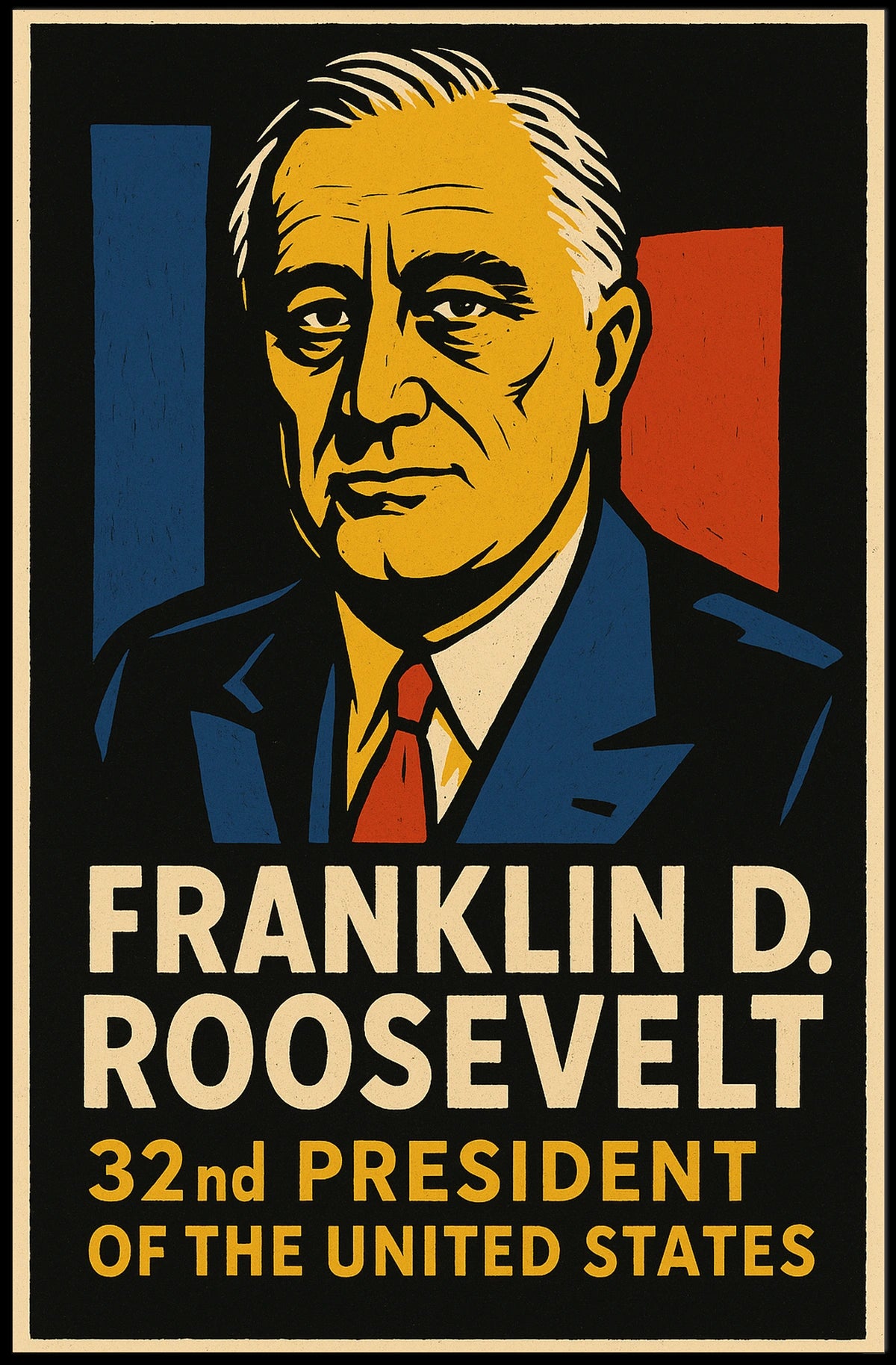 Franklin D. Roosevelt 32Nd President Poster
