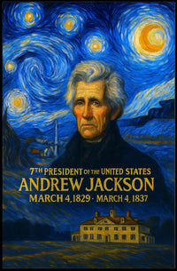 Andrew Jackson 7th President of the United States Presidential Masterpiece Series Poster